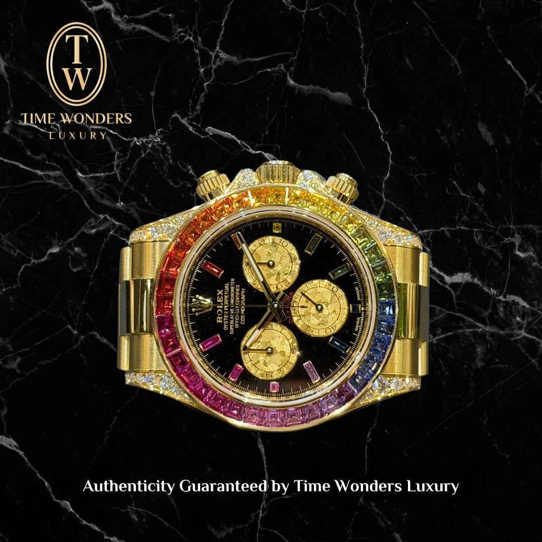 New August 2026 Rolex Daytona Rainbow 126598RBOW Yellow Gold 126598 40mm Off-Catalogue