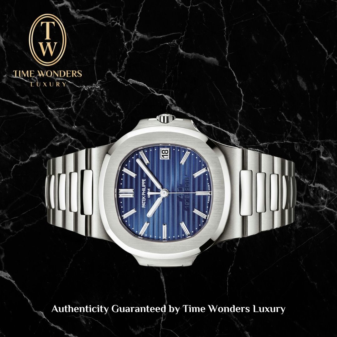 Rare *Watch Only* Patek Philippe Nautilus 40th Anniversary 5711/1P-001 5711/1P Platinum