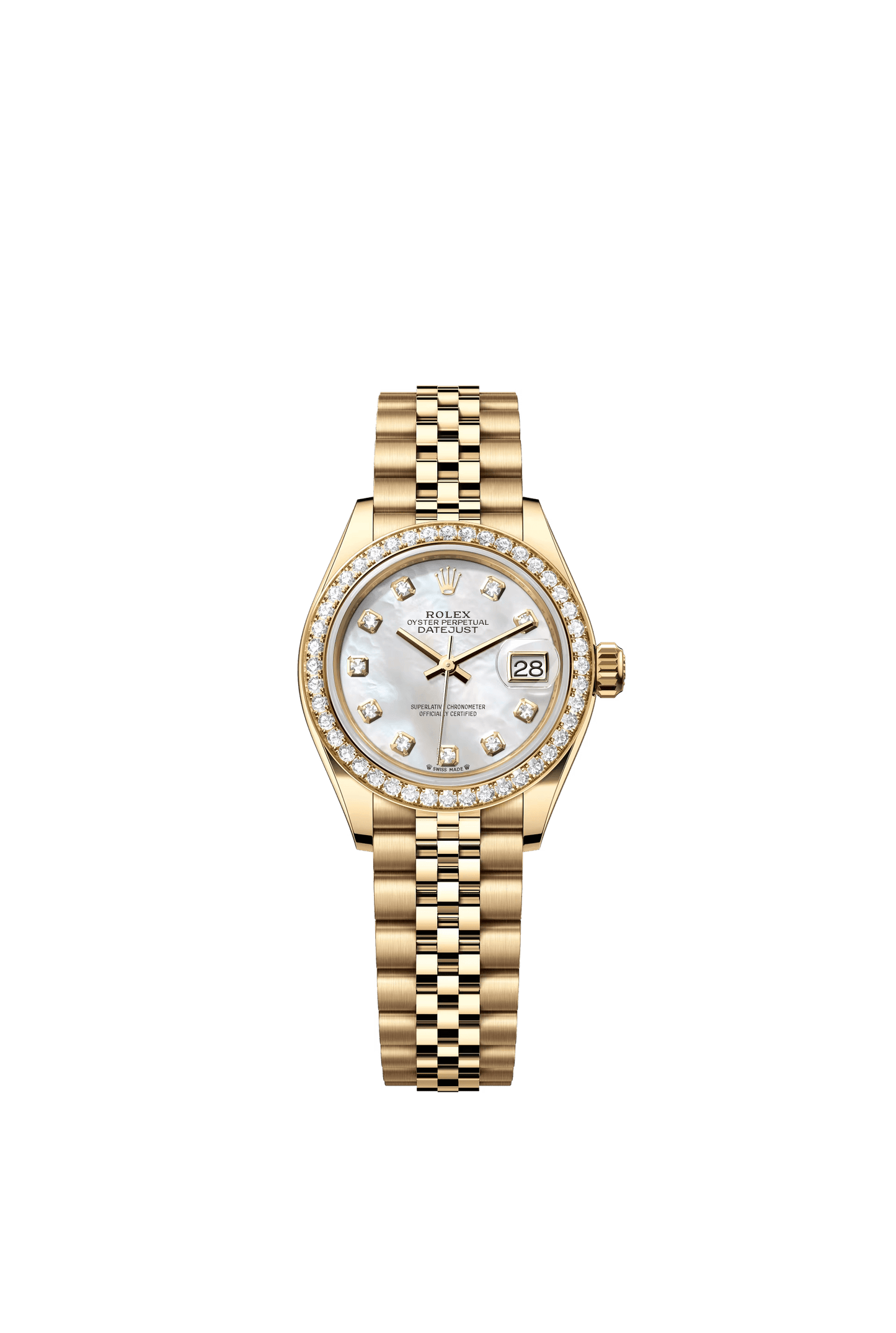 Lady-Datejust | Yellow gold and diamonds | 28mm | Ref. 279138RBR