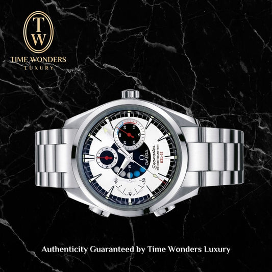 Used December 2008 Omega Seamaster Aqua Terra 2513.30.00 NZL-32 Regatta Chronograph 42.2mm