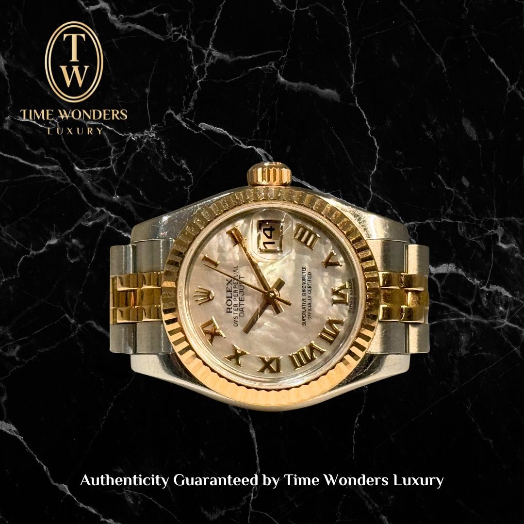 Used February 2016 Rolex Datejust 179171 Two-tone 26mm Mother Of Pearl Dial