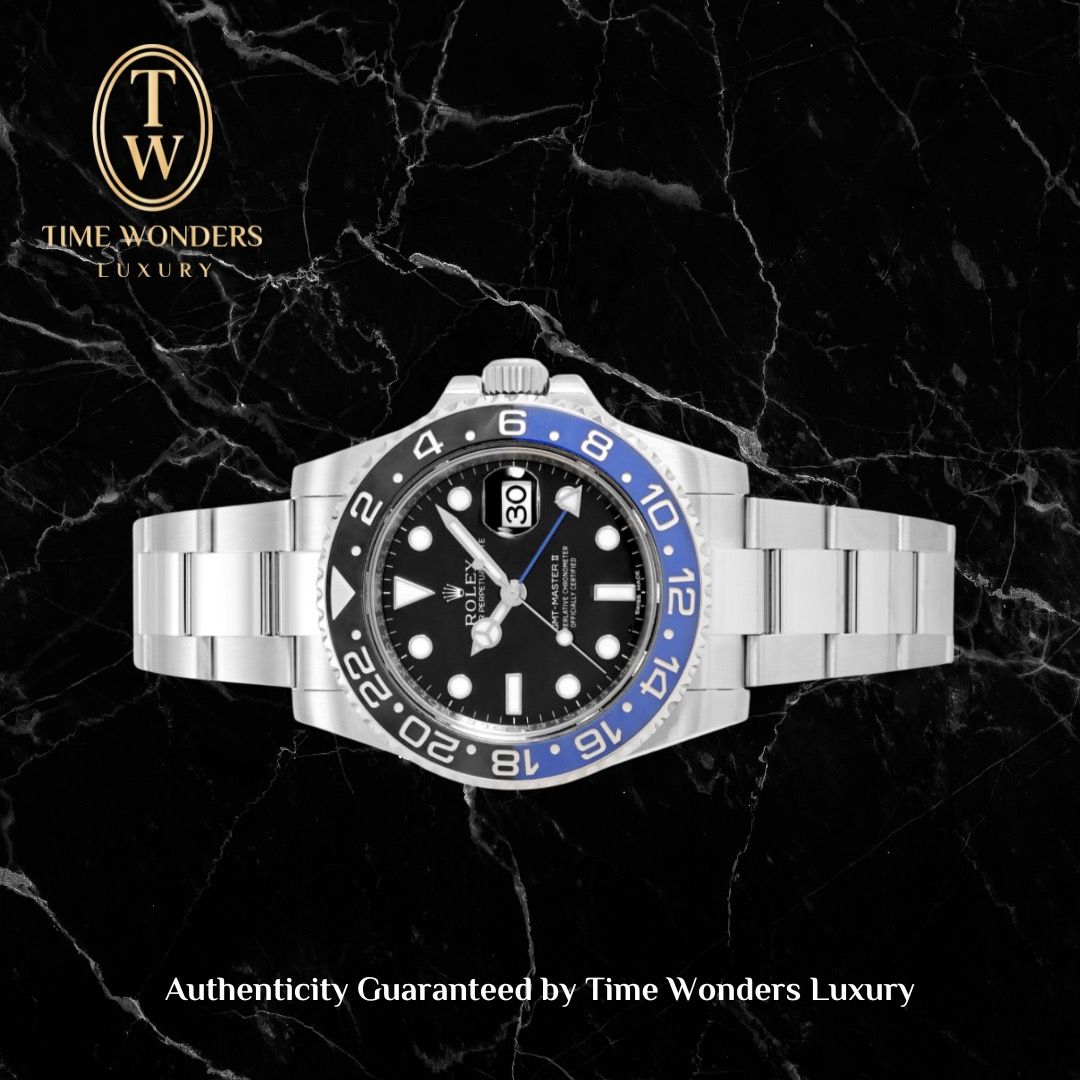 Used January 2018 Rolex Gmt Master ll Batman Oyster 116710BLNR 116710