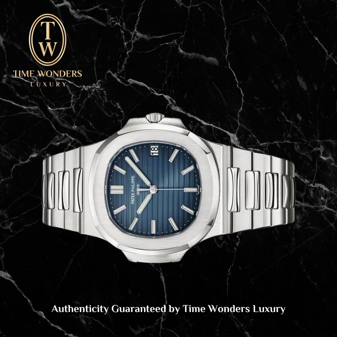 Used June 2013 Patek Philippe Nautilus 5711 Blue Stainless Steel 40mm 5711/1A