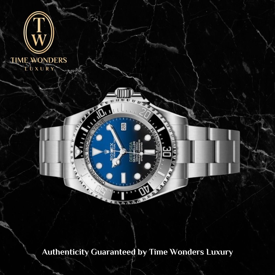 Used June 2017 Rolex Sea Dweller Deepsea Blue 44mm 116660 Sea-dweller