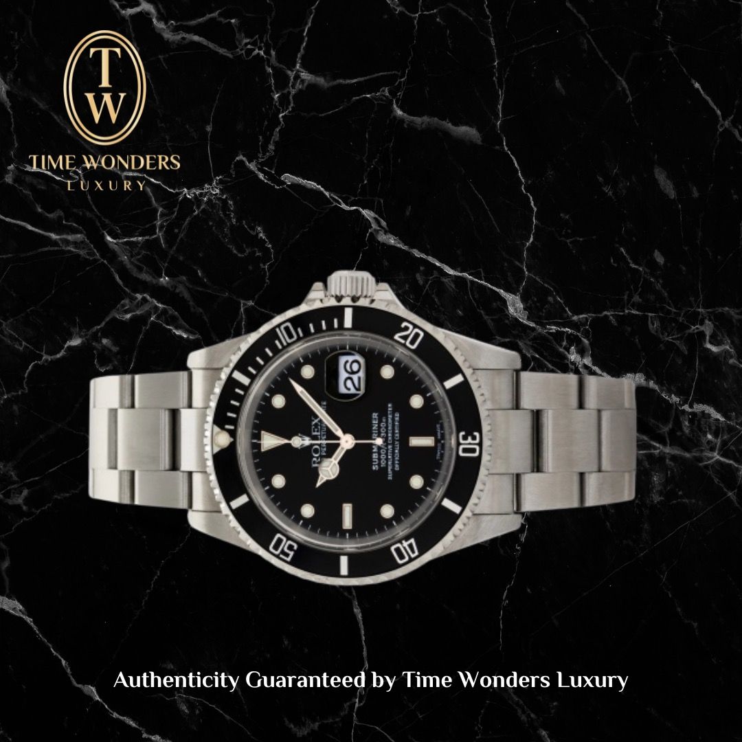 Used May 2010 Rolex Submariner Black Date 40mm 16610