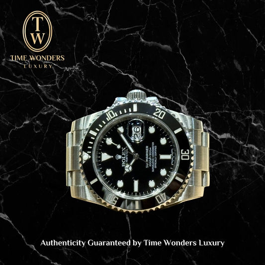 Used May 2018 Rolex Submariner Date 116610LN Black Dial 40mm 116610