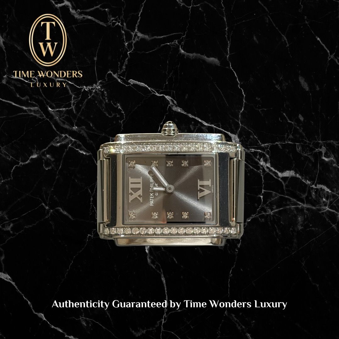 Used Q1 2015 Patek Philippe Twenty~4 Grey Dial 4910/10A Stainless Steel