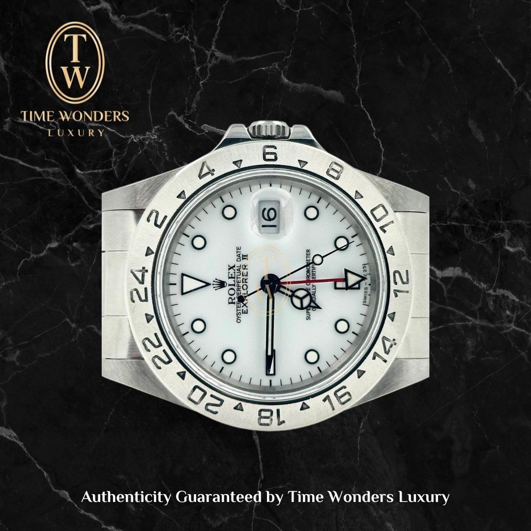 Used Rolex Explorer II White 40MM 16570 Polar White