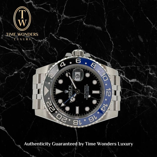Mint April 2023 Rolex GMT-Master II Batgirl 126710BLNR 126710