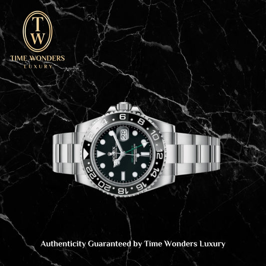 Mint December 2018 Rolex GMT-Master II Black 116710LN 116710 40mm Steel