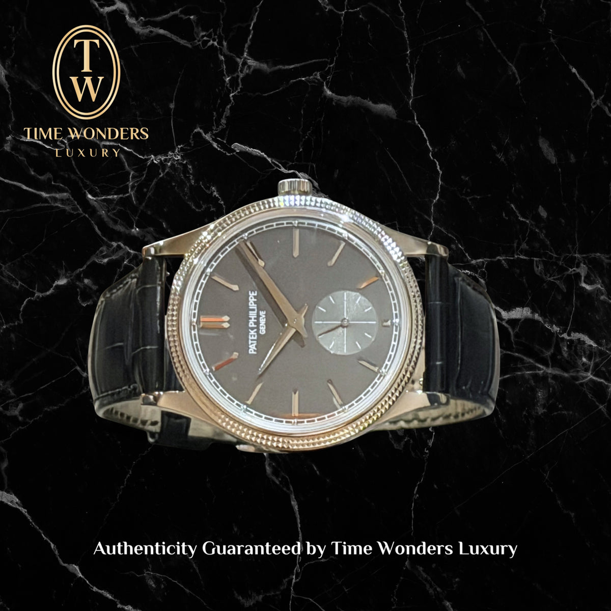 Mint January 2023 Patek Philippe Calatrava White Gold 6119G Grey Dial 6119 39mm