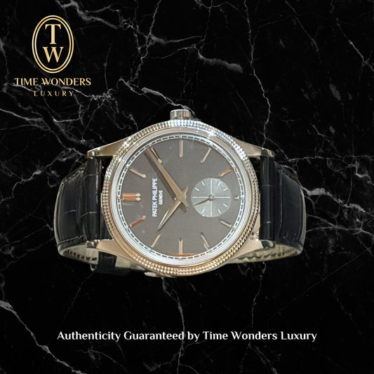 Mint January 2023 Patek Philippe Calatrava White Gold 6119G Grey Dial 6119 39mm