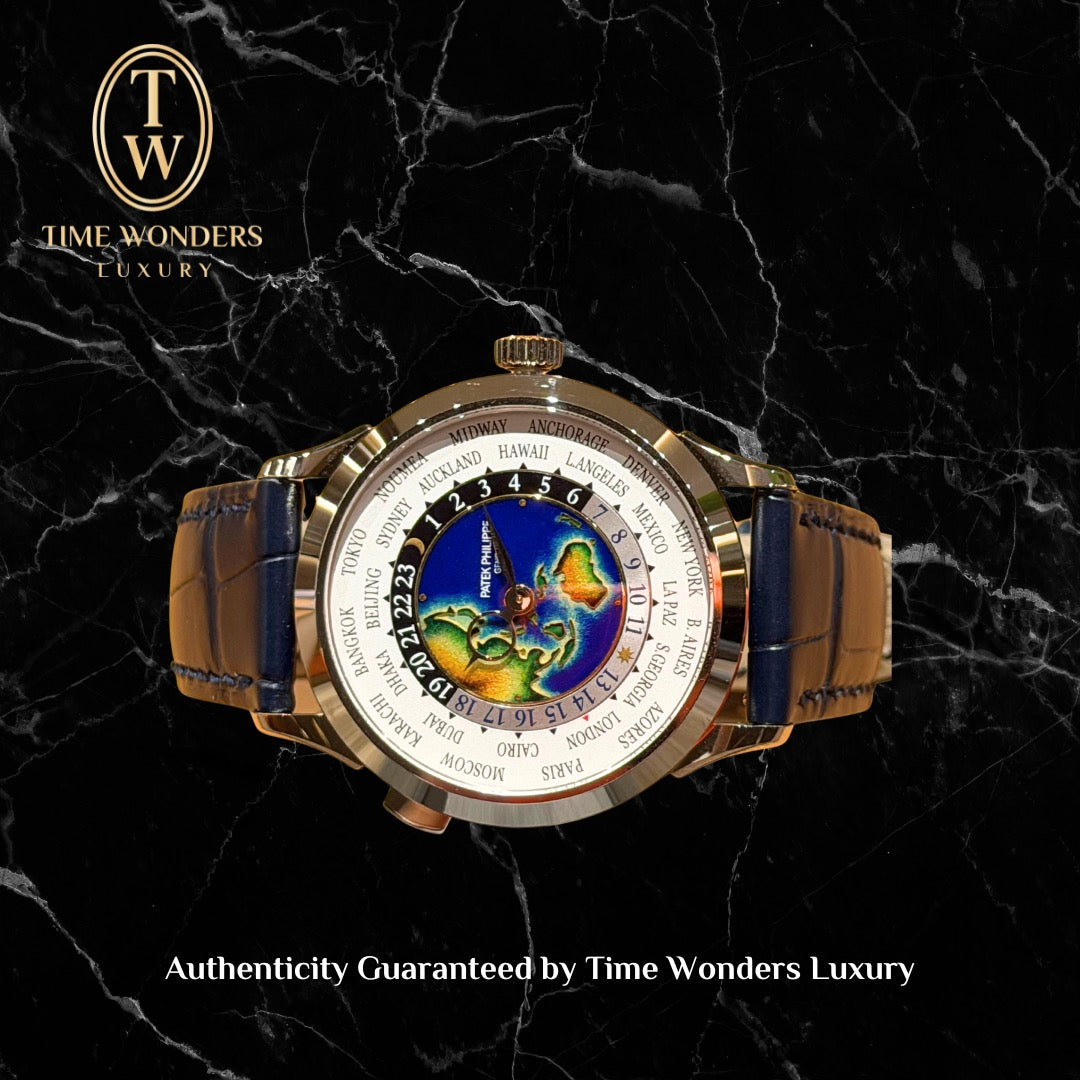 New Q3 2026 Patek Philippe World Time Rare Handcrafts Enamel 5231G-001 White Gold 38.5mm 5231G 5231