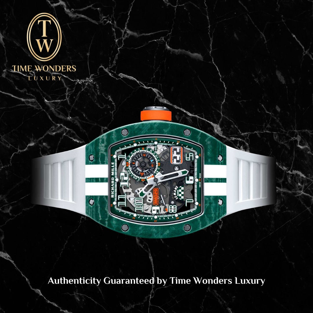Mint 2022 Richard Mille RM029 LeMans Green White TPT NTPT Limited 150pcs Worldwide